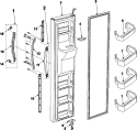 Part Location Diagram of DA97-02247B Samsung Assembly HANDLE;AD,-,-,-,-,-