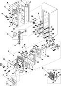 Part Location Diagram of DA62-00073A Samsung SEAL-MULTI REF RE;A-T