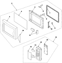 Part Location Diagram of DE61-00199A Samsung SPRING-KEY;M1977,HSWR,D6