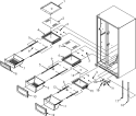 CRISPER ASSEMBLY Diagram and Parts List for JSD2697KEY  Jenn-Air Refrigerator