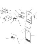 FREEZER COMPARTMENT Diagram and Parts List for JCB2285KES  Jenn-Air Refrigerator