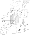Part Location Diagram of 34001395 Whirlpool CAP-FIXER