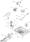 Part Location Diagram of DE96-00339A Samsung Assembly WIRE HARNESS-A;MD80