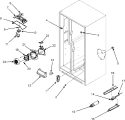 EVAP FAN / CONVECTION FAN / CRISP LT / FILTER Diagram and Parts List for MZD2669KEB  Maytag Refrigerator