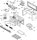 Part Location Diagram of DE72-50098A Samsung DUCT-UPPER;-,PP-G430,-,-