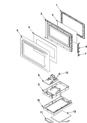 Part Location Diagram of DE94-00019C Whirlpool Assembly DOOR-E