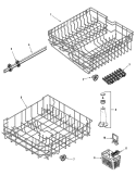 Part Location Diagram of 99002946 Whirlpool TUB WHEEL