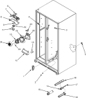 EVAP FAN / CONVECTION FAN / CRISP LT / FILTER Diagram and Parts List for MSD2660KES  Maytag Refrigerator