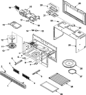Part Location Diagram of DE64-00325C Whirlpool GRILLE