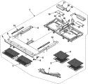 Part Location Diagram of DE63-00100A Samsung COVER-COOKTOP LAMP;OTR-9