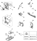 INTERNAL CONTROL / LATCH ASY / BASE Diagram and Parts List for SMH7178STD  Maytag Microwave