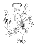 HANDLE AND UPPER BODY Diagram and Parts List for U5155900  Hoover Upright Vacuum