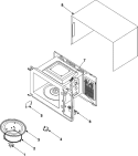 Part Location Diagram of DE70-00183E Samsung PANEL-OUTER;MW620BA/XAA,