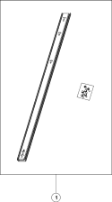 SLIDE ASSEMBLY Diagram and Parts List for MAL1800AXM  Maytag Warming Drawer