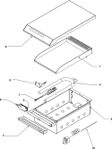 GRIDDLE Diagram and Parts List for RJSG4811A  Maytag Cooktop