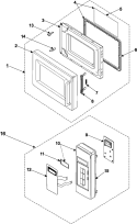 Part Location Diagram of W10127123 Whirlpool CNTRL-ELEC