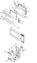 Part Location Diagram of DE66-20286B Samsung BUTTON-PUSH;MW5695G,-,-,