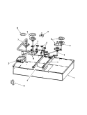 Part Location Diagram of WP74010857 Whirlpool Cooktop Igniter Switch
