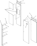 DOORS (EXTERIOR) Diagram and Parts List for JSD2697KEY  Jenn-Air Refrigerator