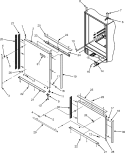 DOORS (OUTER) Diagram and Parts List for JBC2088HTW  Jenn-Air Refrigerator