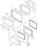 Part Location Diagram of 74010854 Whirlpool HANDLE- DO