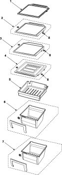 Part Location Diagram of DA61-00294A Samsung Rail - Chilled