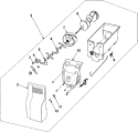 ICE BIN Diagram and Parts List for RS2621SW  Maytag Refrigerator