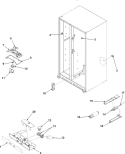 EVAP FAN ASSY AND LIGHTS SERIES 50+ Diagram and Parts List for ASD2620HRB  Amana Refrigerator
