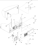 CABINET BACK SERIES 50+ Diagram and Parts List for ASD2620HRB  Amana Refrigerator