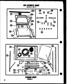 New Automatic Mount Diagram and Parts List for 11-2JM P54336-36R Amana Air Conditioner