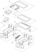 Part Location Diagram of DA63-01270B Samsung Vegetable Pan Cover