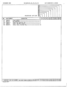 Unit Compartment And System Page 3 Diagram and Parts List for 24874A  Admiral Refrigerator