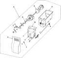 ICE BIN Diagram and Parts List for RS255BABB  Maytag Refrigerator