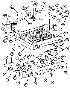 Functional Parts Diagram and Parts List for TL18G-P75535-10W  Amana Refrigerator