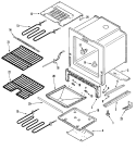 Part Location Diagram of 3401F092-45 Whirlpool PAN-BAKE