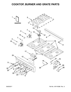 Part Location Diagram of W10830809 Whirlpool HARNS-WIRE