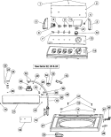 CONTROL PANEL & TOP Diagram and Parts List for MAV5920AGW  Maytag Washer