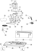 BASE & MOTOR Diagram and Parts List for MAV3855AGW  Maytag Washer