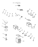 SIDE BURNER & BARTENDER Diagram and Parts List for WSBQ30FSB  Dynasty Range