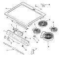 Part Location Diagram of W10170220 Whirlpool COOKTOP