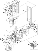REFRIGERATOR COMPARTMENT Diagram and Parts List for RS2644SL  Maytag Refrigerator