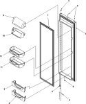 Part Location Diagram of 67004339 Whirlpool BUCKET ASY