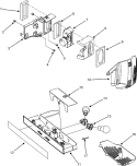 Part Location Diagram of 67005995 Whirlpool OVERLAY