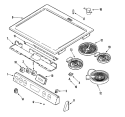 Part Location Diagram of 3807F729-51 Whirlpool SUPPORT