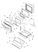 Part Location Diagram of 3804F317-80 Whirlpool RETAINER
