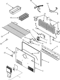 FREEZER COMPARTMENT Diagram and Parts List for GT1526PEKS  Maytag Refrigerator