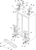HINGES Diagram and Parts List for RH2777AT  Maytag Refrigerator
