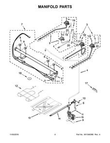 Part Location Diagram of W11643126 Whirlpool Surface Igniter