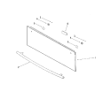 DRAWER FRONT (BLK / WHT) ACCESSORY ONLY Diagram and Parts List for JWD6130DDW  Jenn-Air Warming Drawer