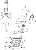 Part Location Diagram of 503605 Whirlpool Heater Duct Assembly